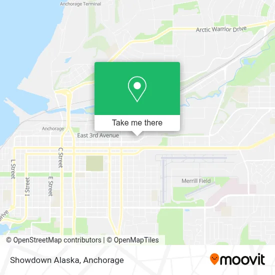 Showdown Alaska map