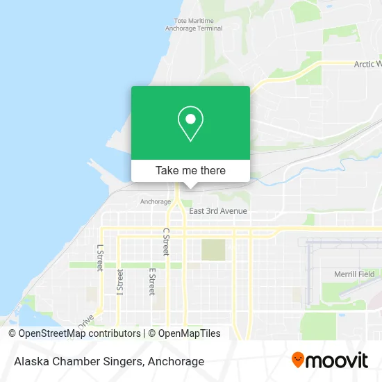 Alaska Chamber Singers map