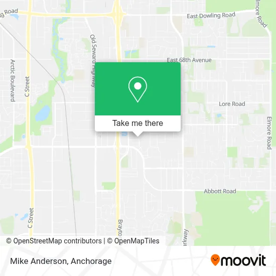 Mike Anderson map