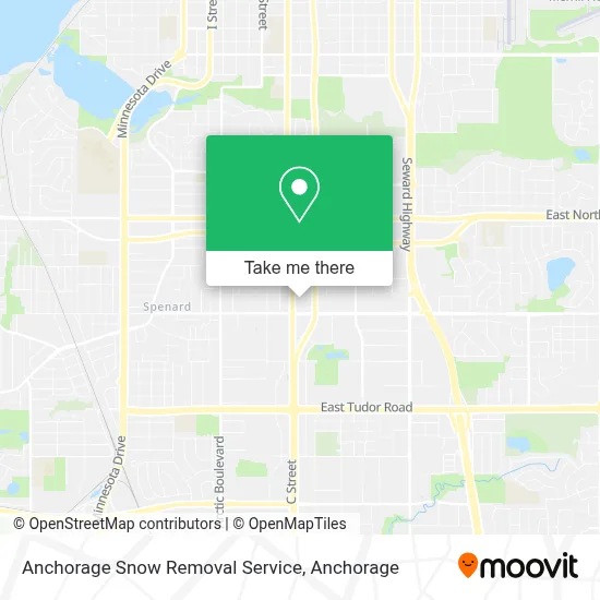 Anchorage Snow Removal Service map