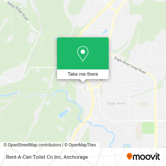 Rent-A-Can Toilet Co Inc map