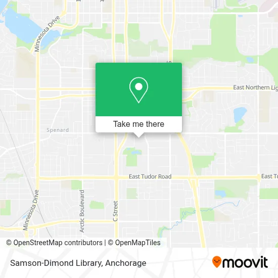 Samson-Dimond Library map