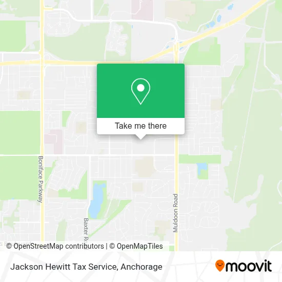 Jackson Hewitt Tax Service map