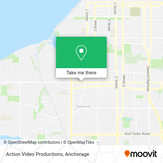 Action Video Productions map