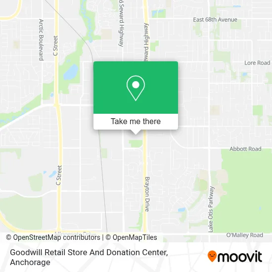 Goodwill Retail Store And Donation Center map