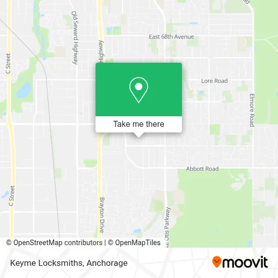 Keyme Locksmiths map