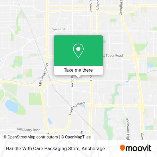 Handle With Care Packaging Store map
