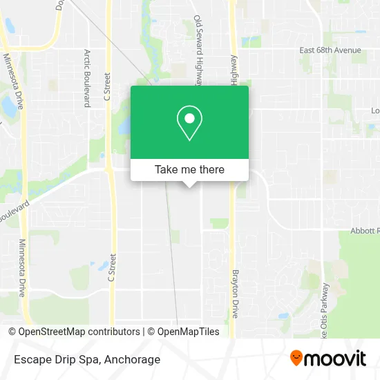 Escape Drip Spa map