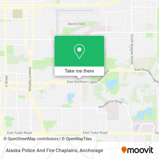 Alaska Police And Fire Chaplains map