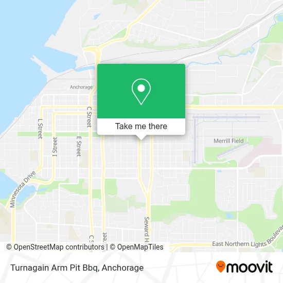 Turnagain Arm Pit Bbq map