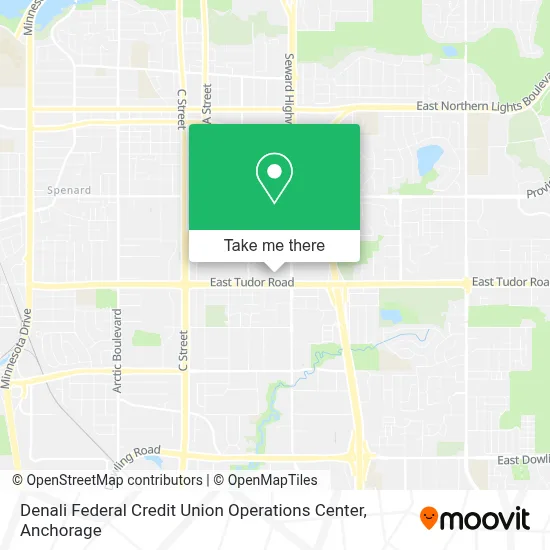 Denali Federal Credit Union Operations Center map