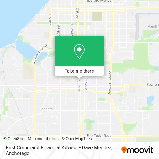 First Command Financial Advisor - Dave Mendez map
