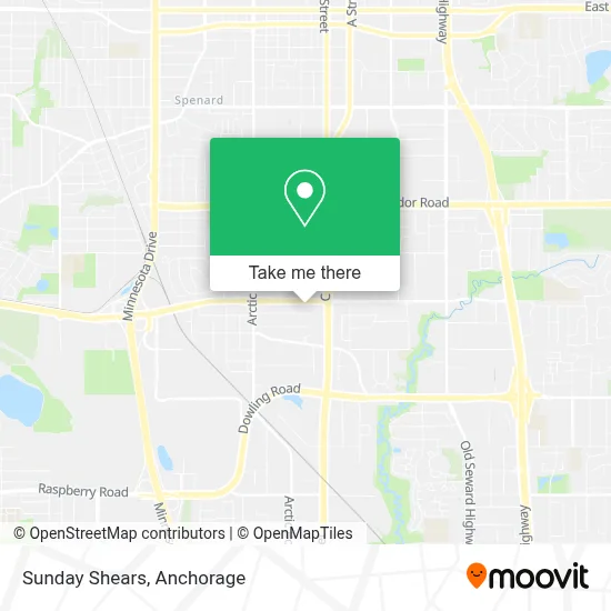 Sunday Shears map