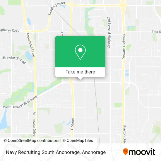 Navy Recruiting South Anchorage map