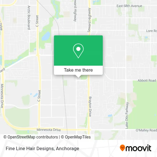 Fine Line Hair Designs map
