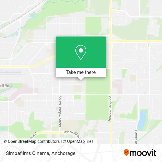 Simbafilms Cinema map