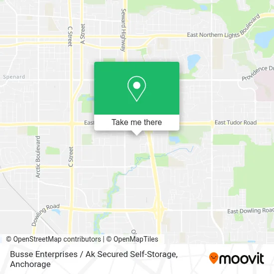 Busse Enterprises / Ak Secured Self-Storage map