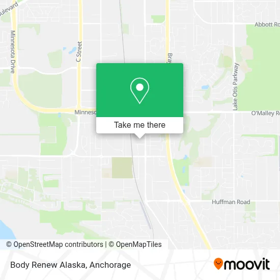 Body Renew Alaska map