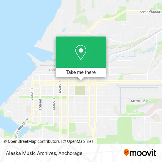 Alaska Music Archives map