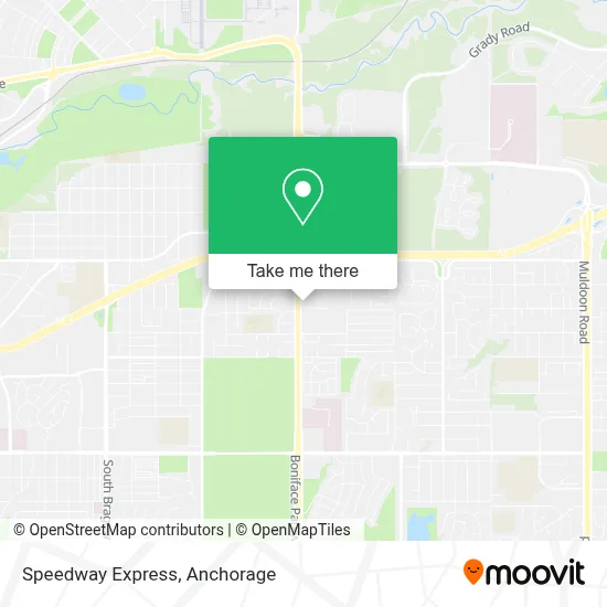 Speedway Express map
