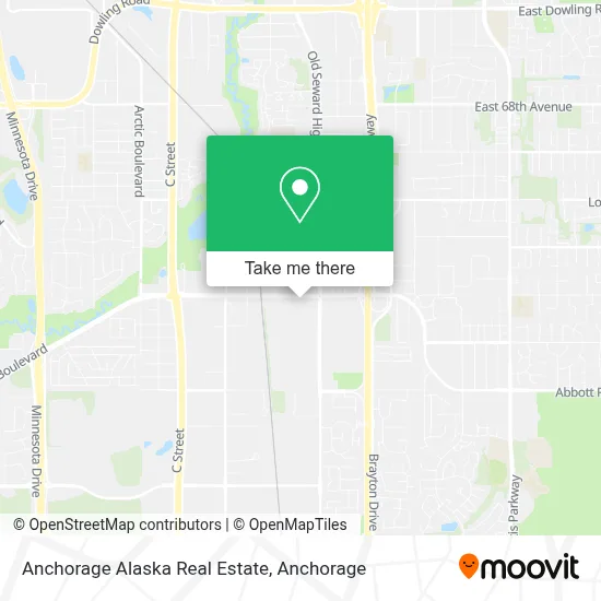 Anchorage Alaska Real Estate map