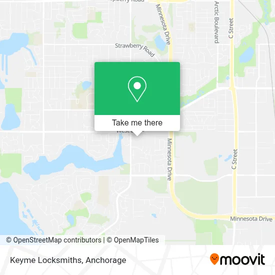 Keyme Locksmiths map