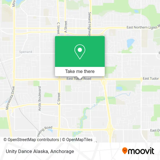 Unity Dance Alaska map