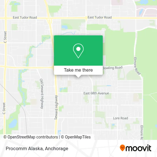 Procomm Alaska map