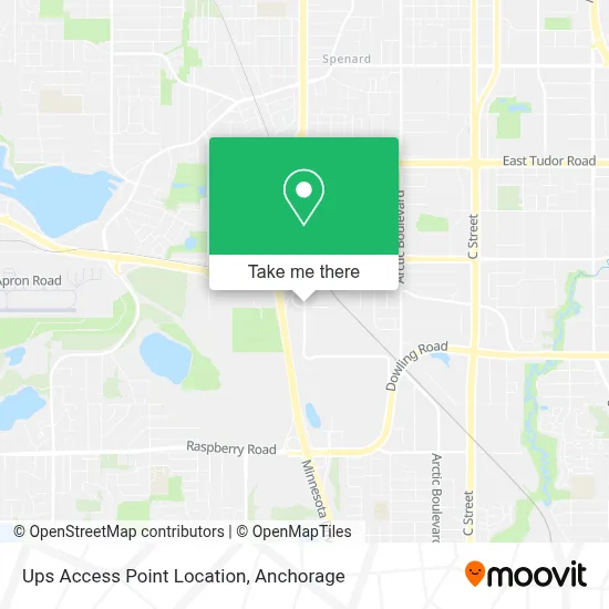 Ups Access Point Location map