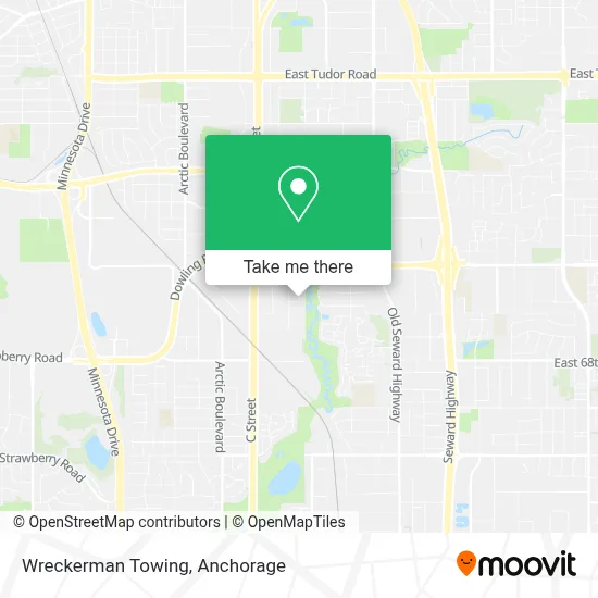 Wreckerman Towing map