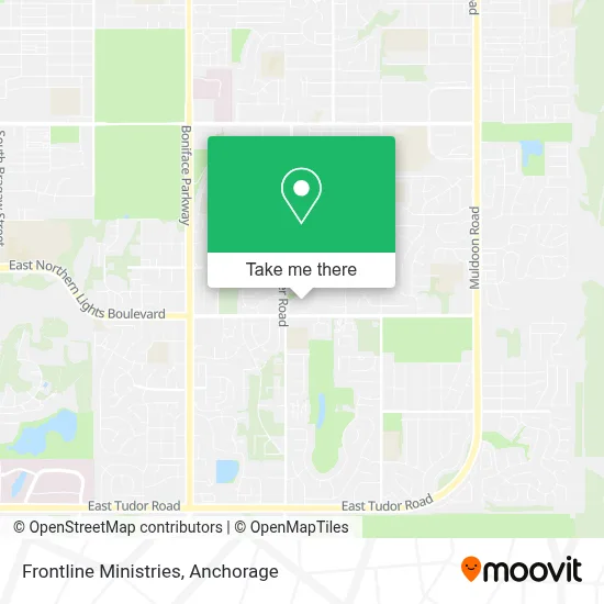Frontline Ministries map