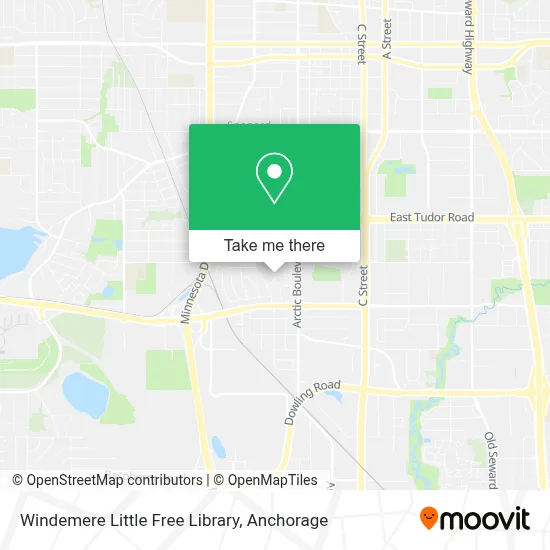 Windemere Little Free Library map