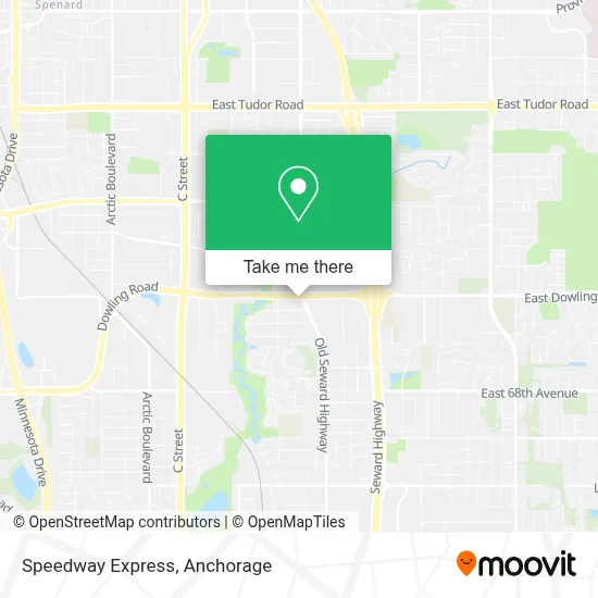 Speedway Express map