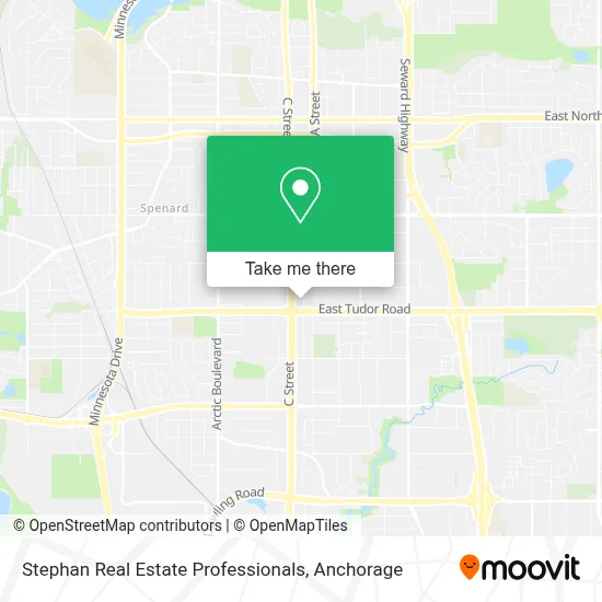 Stephan Real Estate Professionals map