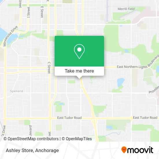 Ashley Store map
