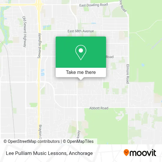 Lee Pulliam Music Lessons map