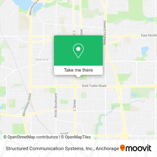 Structured Communication Systems, Inc. map