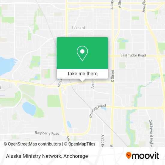 Alaska Ministry Network map