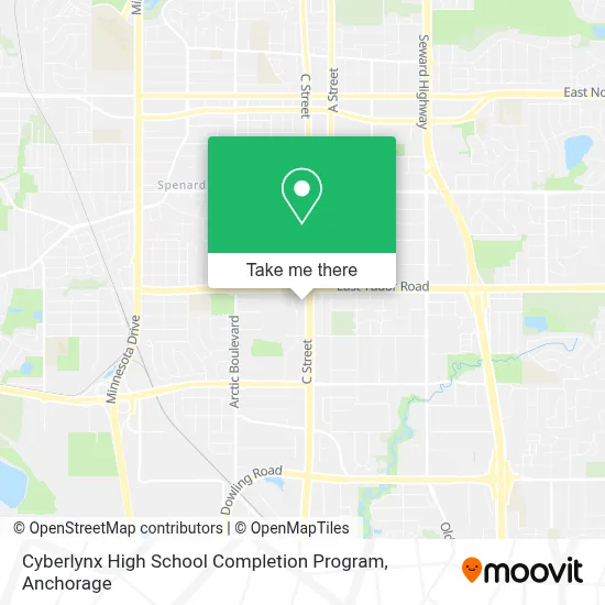 Cyberlynx High School Completion Program map