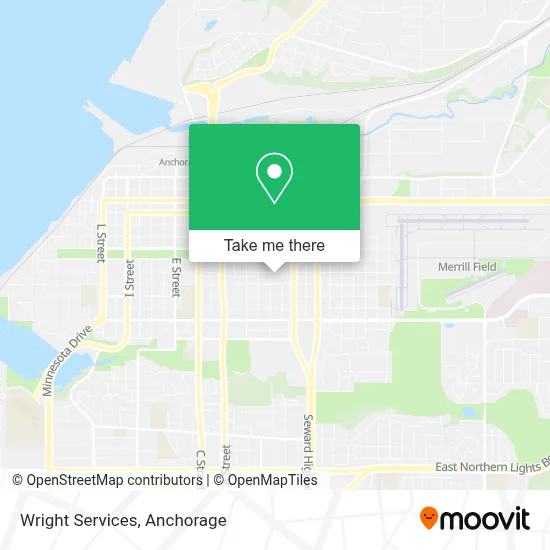 Wright Services map