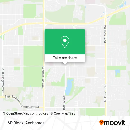 H&R Block map