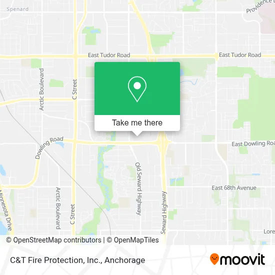 C&T Fire Protection, Inc. map