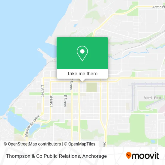 Thompson & Co Public Relations map