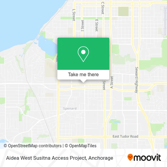 Aidea West Susitna Access Project map