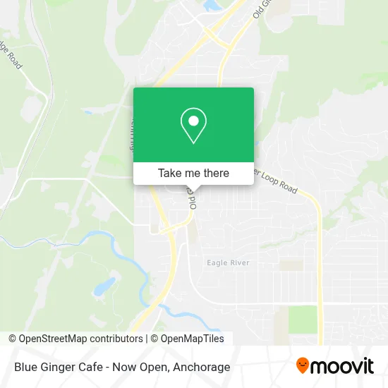Blue Ginger Cafe - Now Open map