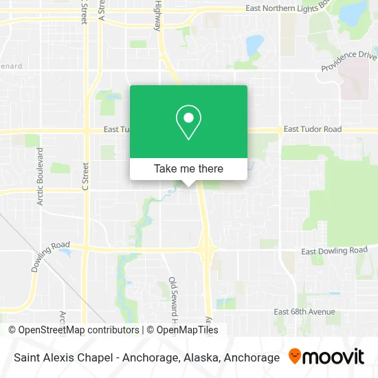 Saint Alexis Chapel - Anchorage, Alaska map