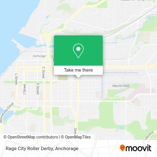 Rage City Roller Derby map