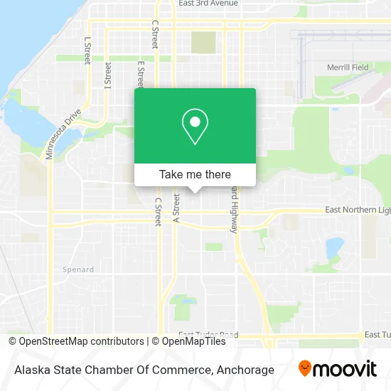 Alaska State Chamber Of Commerce map
