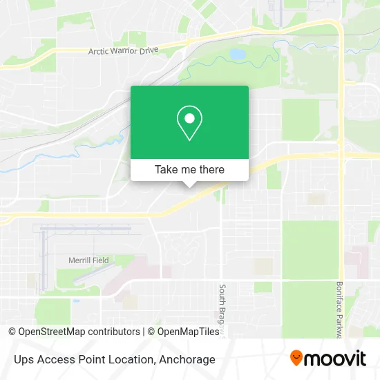 Ups Access Point Location map