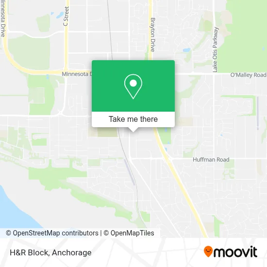 H&R Block map